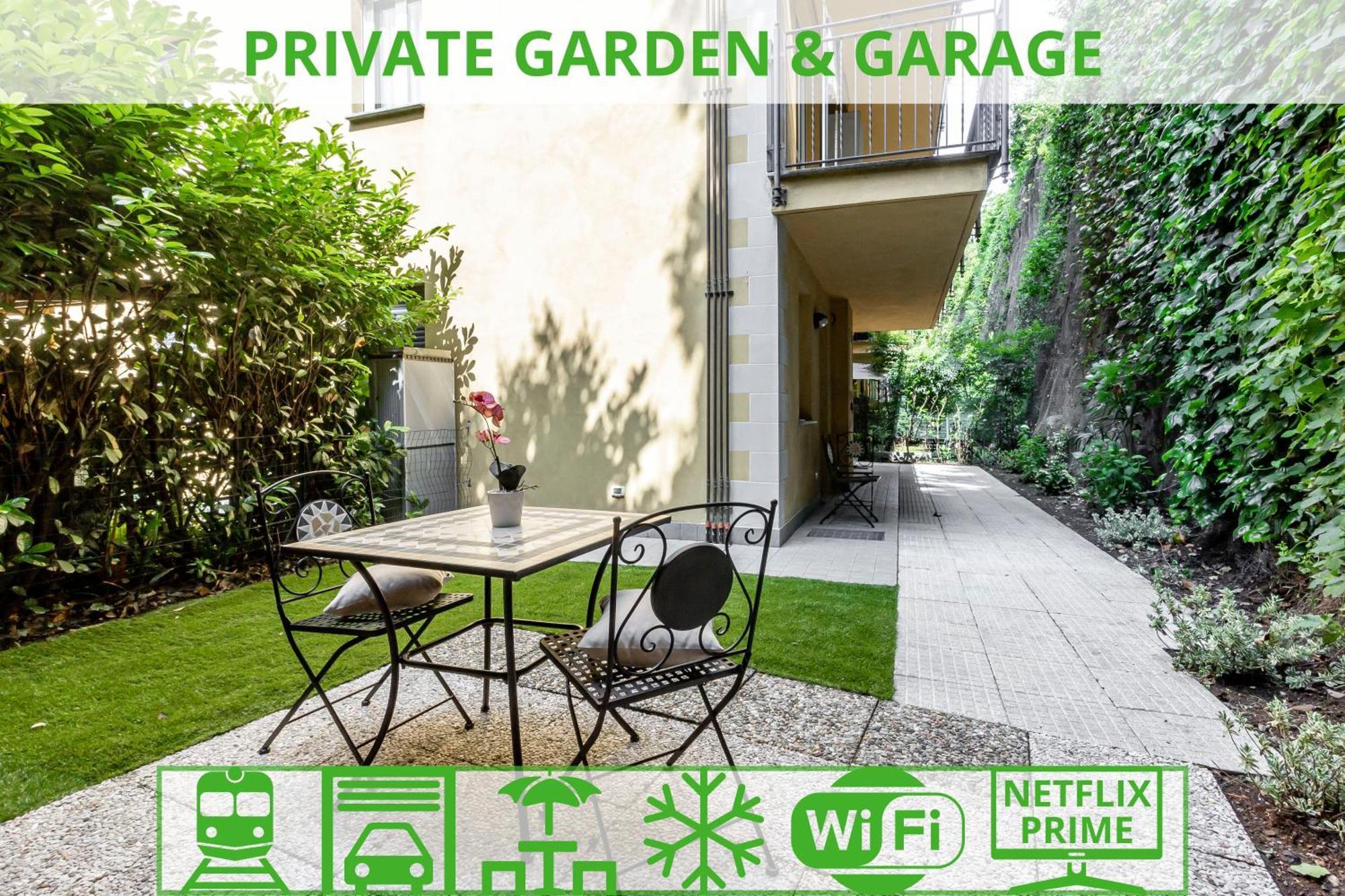 Private Garden & Garage - Self Check-In & Remote Access Daire Como Dış mekan fotoğraf